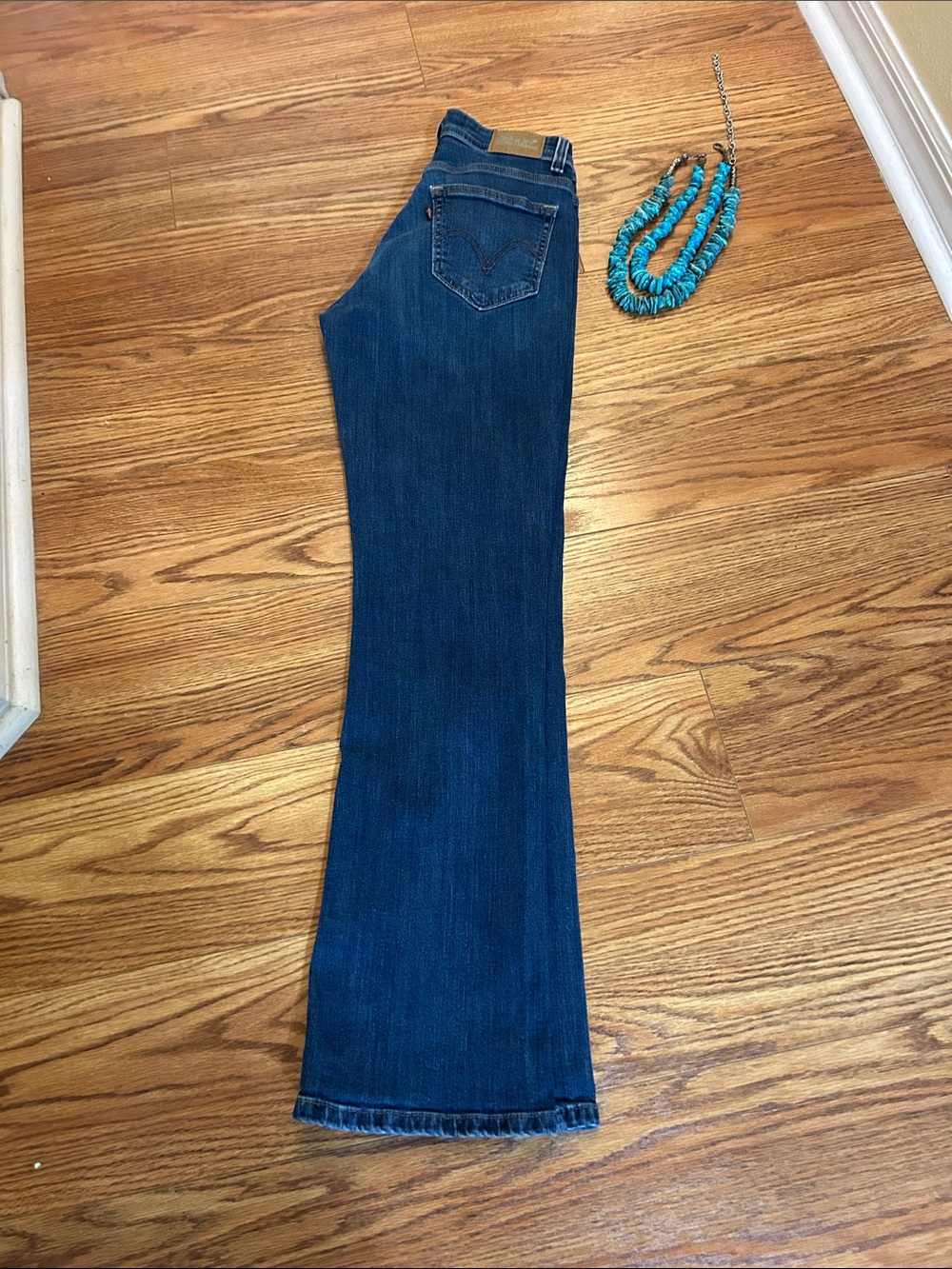 Levi's Dark Blue Flare Jeans